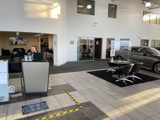 Inside the Mercedes-Benz of Ayr Service Centre