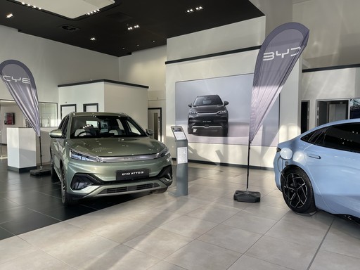 BYD Chester dealership inside