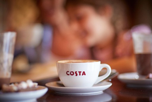 Enjoy a Costa in Hunters Bar and Grill at Hunters Quay Holiday Village