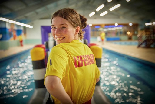 One of our experienced Lifeguards at Hunters Quay Holiday Village