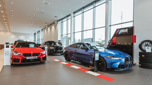 Inside BMW Hull dealership