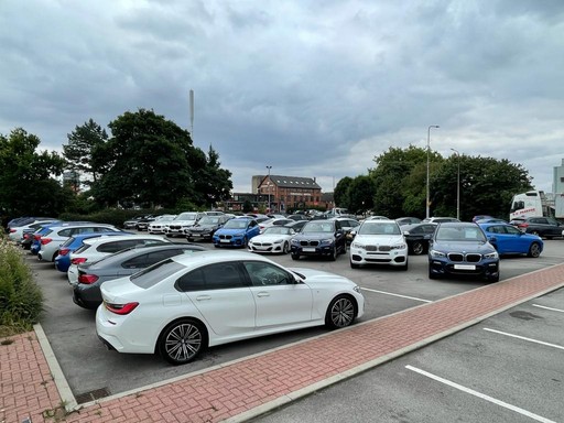 Outside the BMW Hull dealership