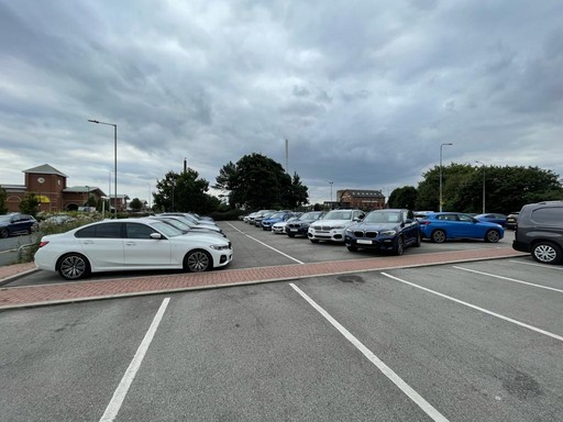 Outside the BMW Hull dealership