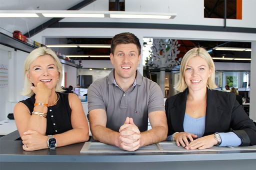 Robyn Holes, Jack O'Brien & Katie Holmes at Prime 