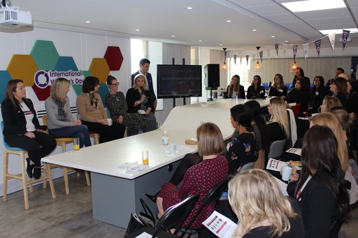Women in Business panel event in support of International Women's Day 2020.