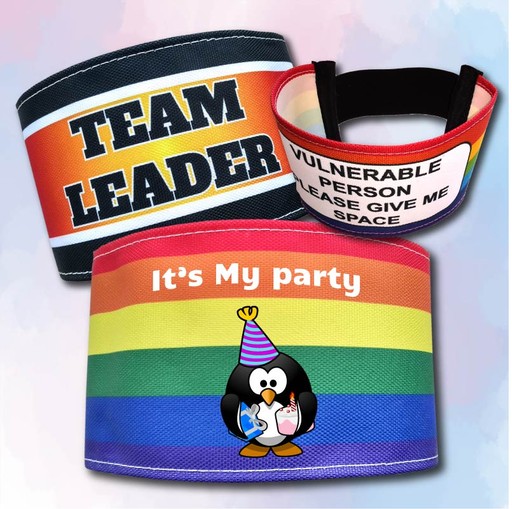 Custom printed armbands full colour