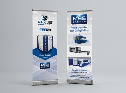 Brand Design of Banner Stands for NitroCube