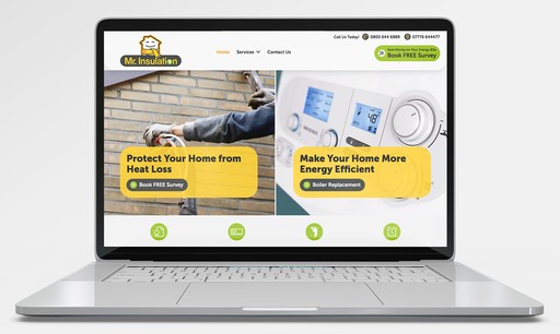 Custom Web Design & Brand Design Energy Saving