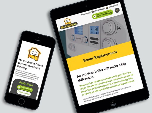 Responsive Web Design & Brand Design Energy Saving