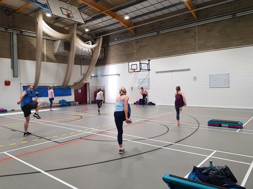 Group workout classes at Billingshurst Leisure Centre