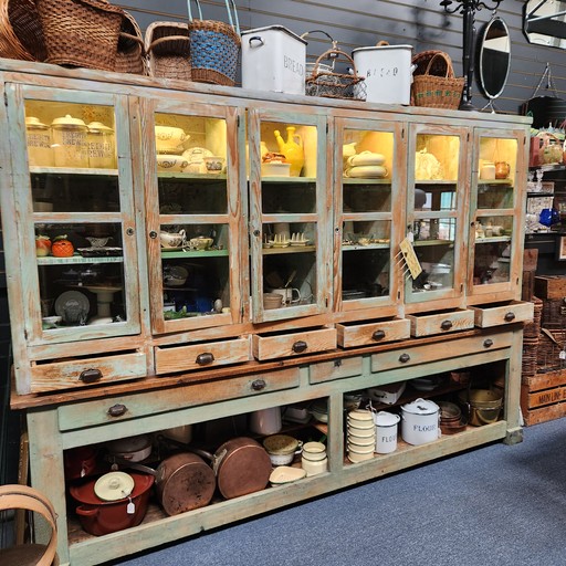 Large dresser full of kitchenalia