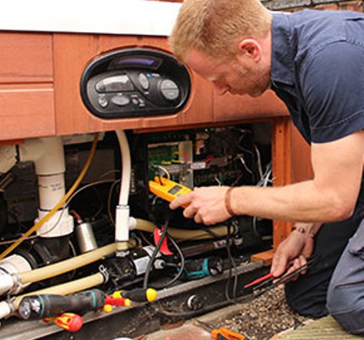Hot Tub Repair Job in Cornwall