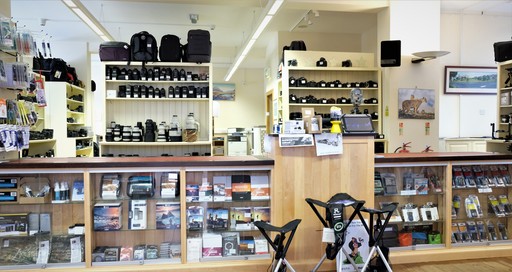 Inside the shop