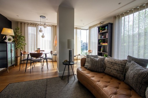 modern apartment interior by Fabric Gallery