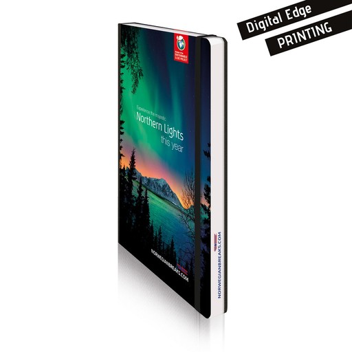 Custom printed notebooks with pens