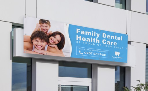 Outdoor banner printing