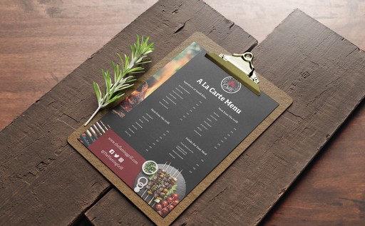 Restaurant Menus various types 