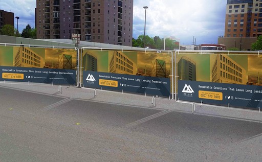 Fence Banners for events and construction