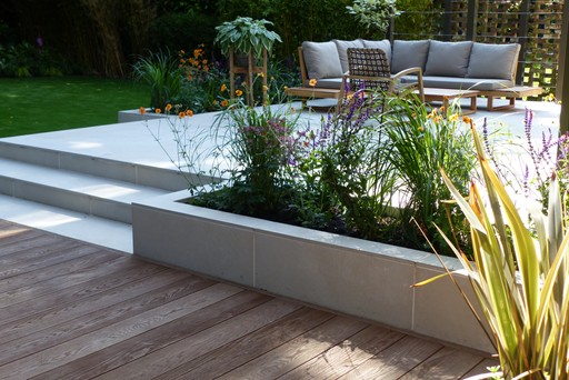 Family garden design in Surrey