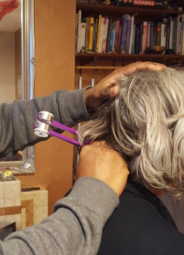 accupressure points with tuning forks