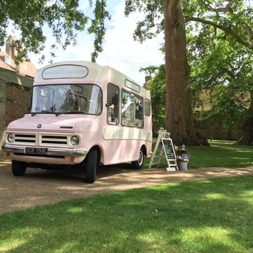 pink ice cream van