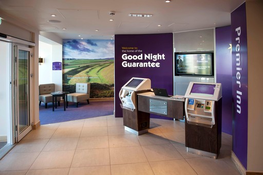 Premier Inn Dorchester hotel reception