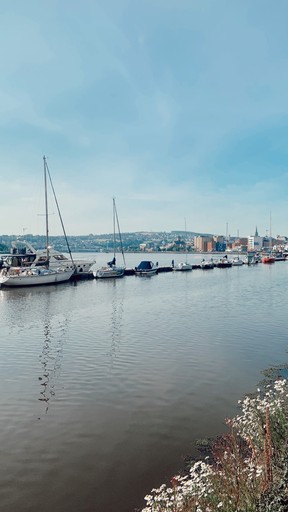 Riverfront view from Practice