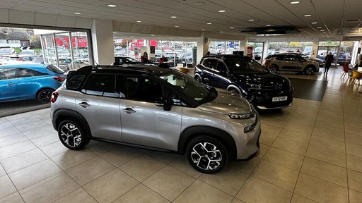 Inside Citroen Leeds Showroom