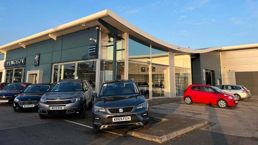 Outside Peugeot York