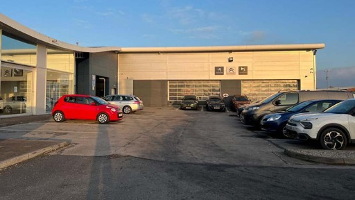 Outside Peugeot York