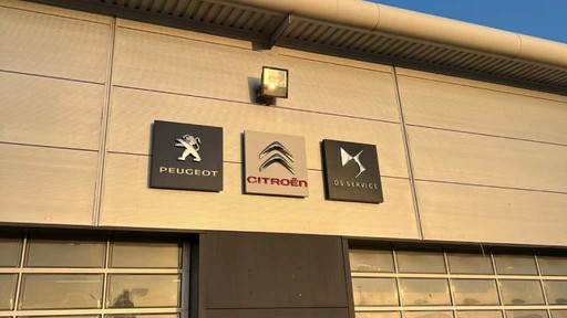 Outside Peugeot York
