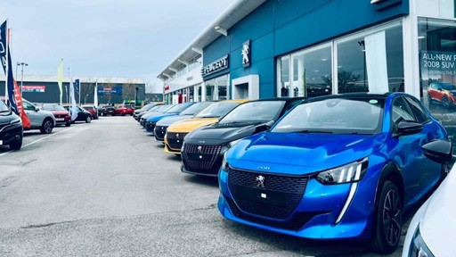 Outside Peugeot York