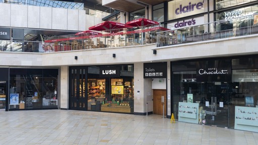 Front of store