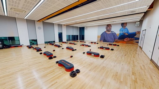 Group workout studio at Places Leisure Eastleigh