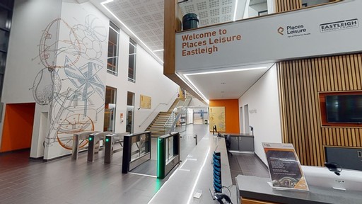 Reception area at Places Leisure Eastleigh