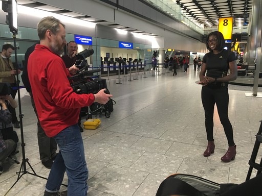Airport filming