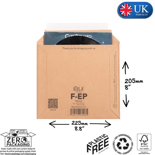 F-EP Vinyl Record Mailer