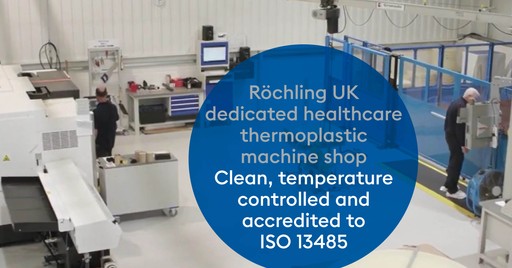 Plastics for healthcare - machine shop - Röchling