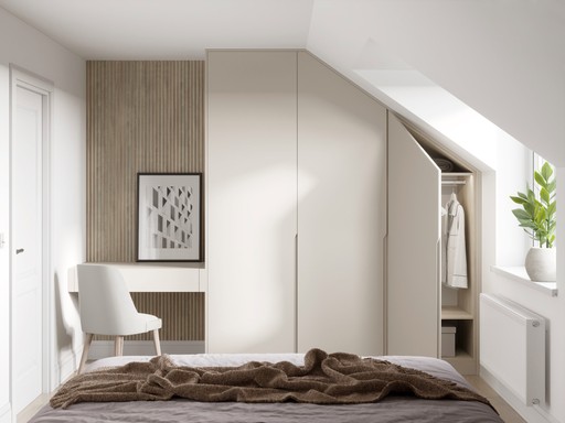 Loft Fitted Wardrobes | Awkward Space Wardrobe