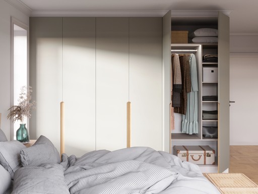 Contemporary Lacquered Fitted Wardrobes