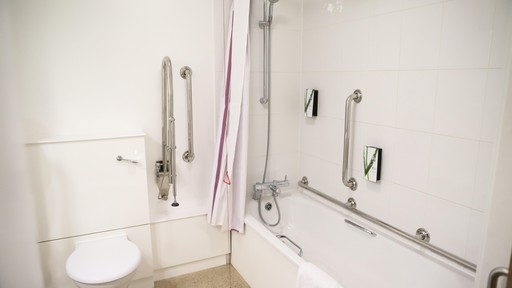 Premier Inn accessible bathroom