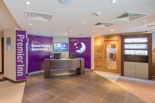 Premier Inn Yeovil Town Centre hotel reception