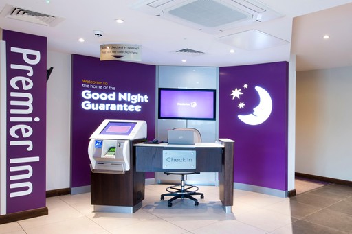 Premier Inn Matlock hotel reception