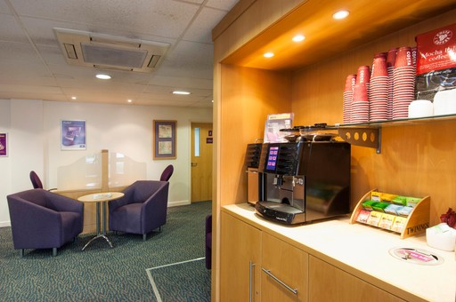 Premier Inn business centre interior
