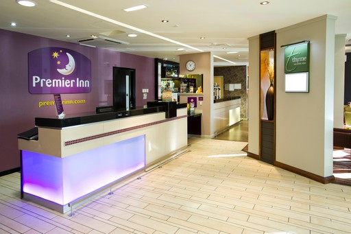 Premier Inn Ayr A77/Racecourse hotel reception