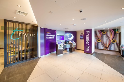 Premier Inn Basingstoke Town Centre hotel reception