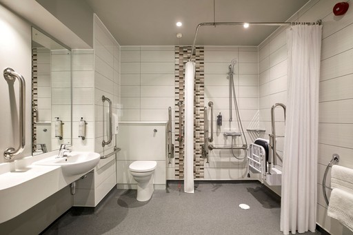 Premier Inn Accessible wet room