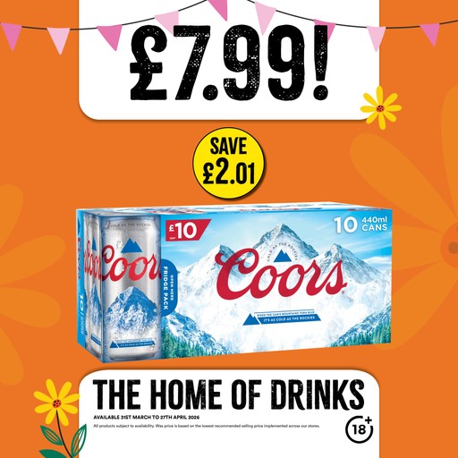 Coors £7.99