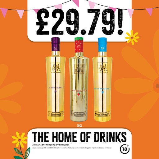 Au Vodka £29.79 each