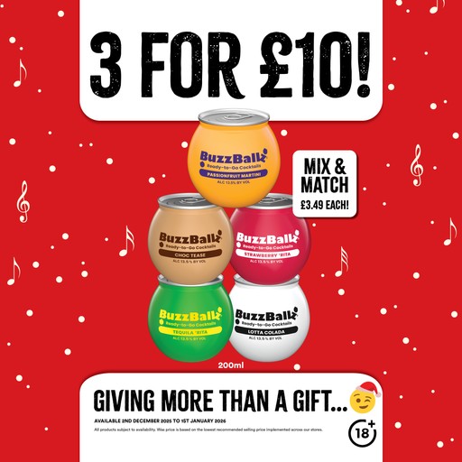 3 for £10 on Buzzballz